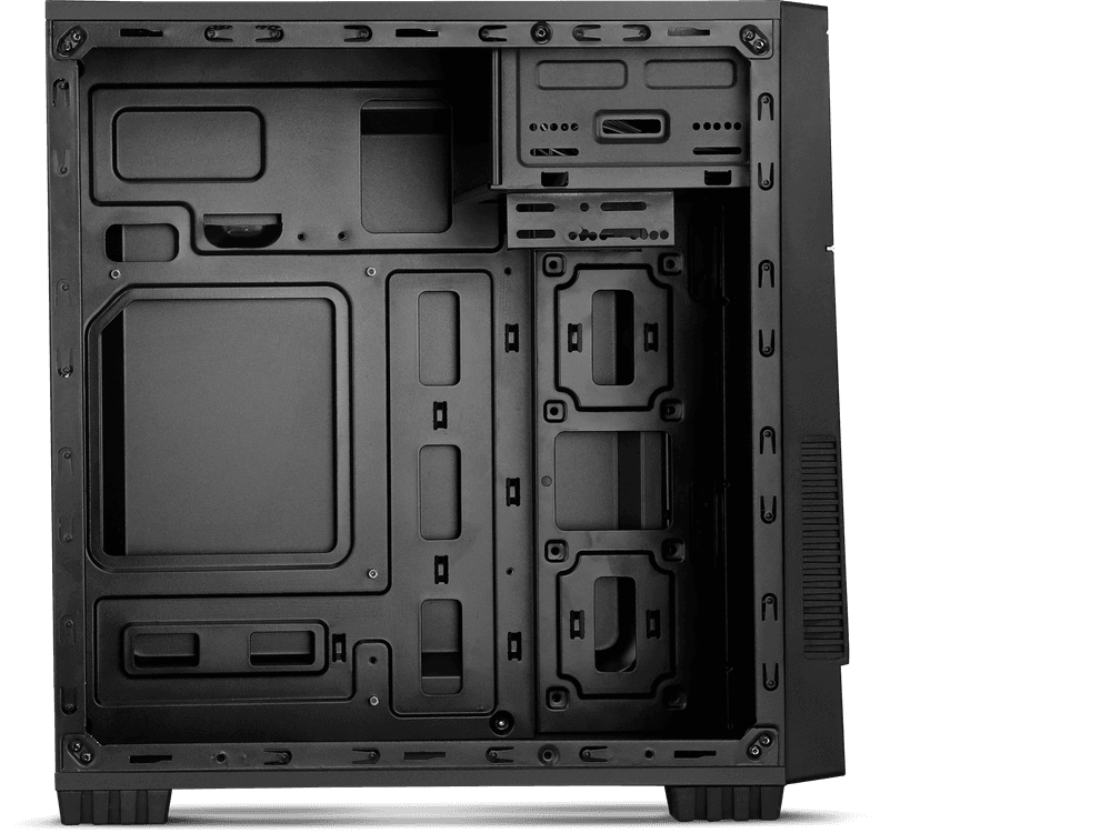 cheap pc case missing 1 of 2 (3.5