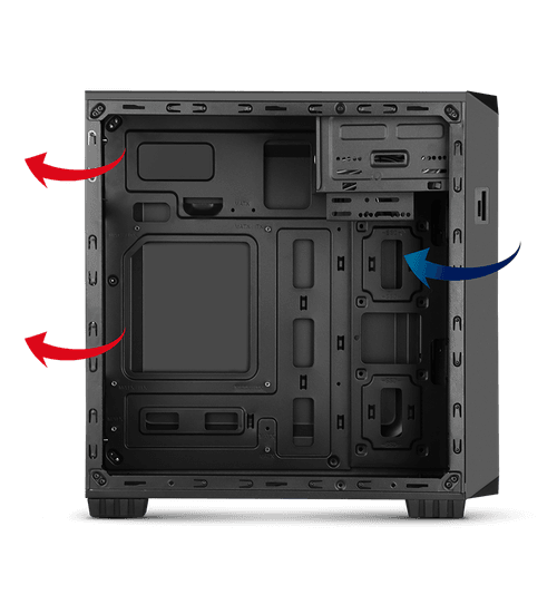 NOX Caja Micro ATX Coolbay MX2 - Pc Systemo
