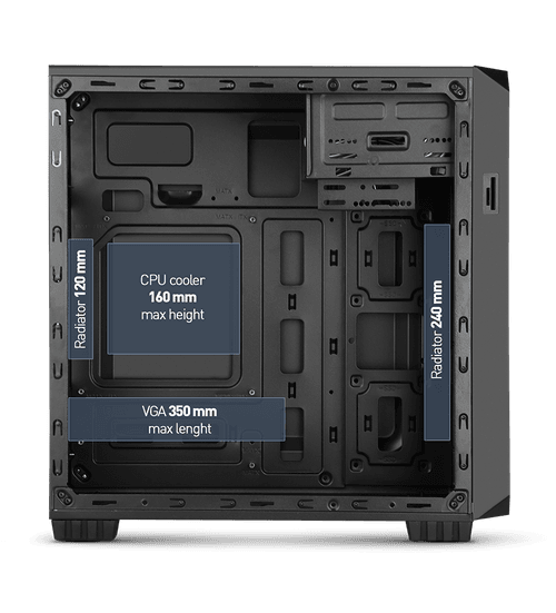 Caja Micro-ATX NOX Coolbay MX2 - Versus Gamers